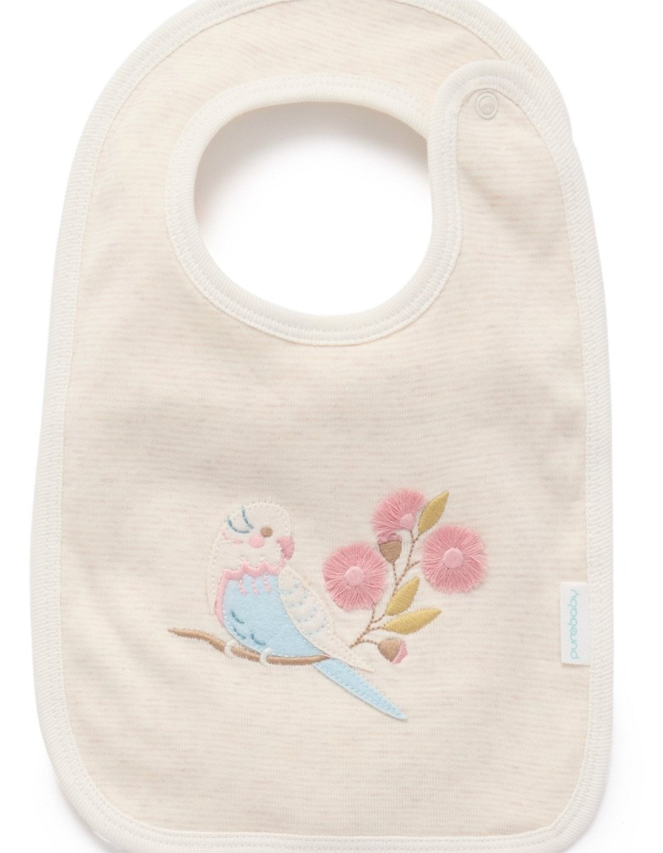 Zip Growsuit & Bib Set - Aviary Garden | Purebaby | Baby & Toddler Growsuits & Rompers | Thirty 16 Williamstown