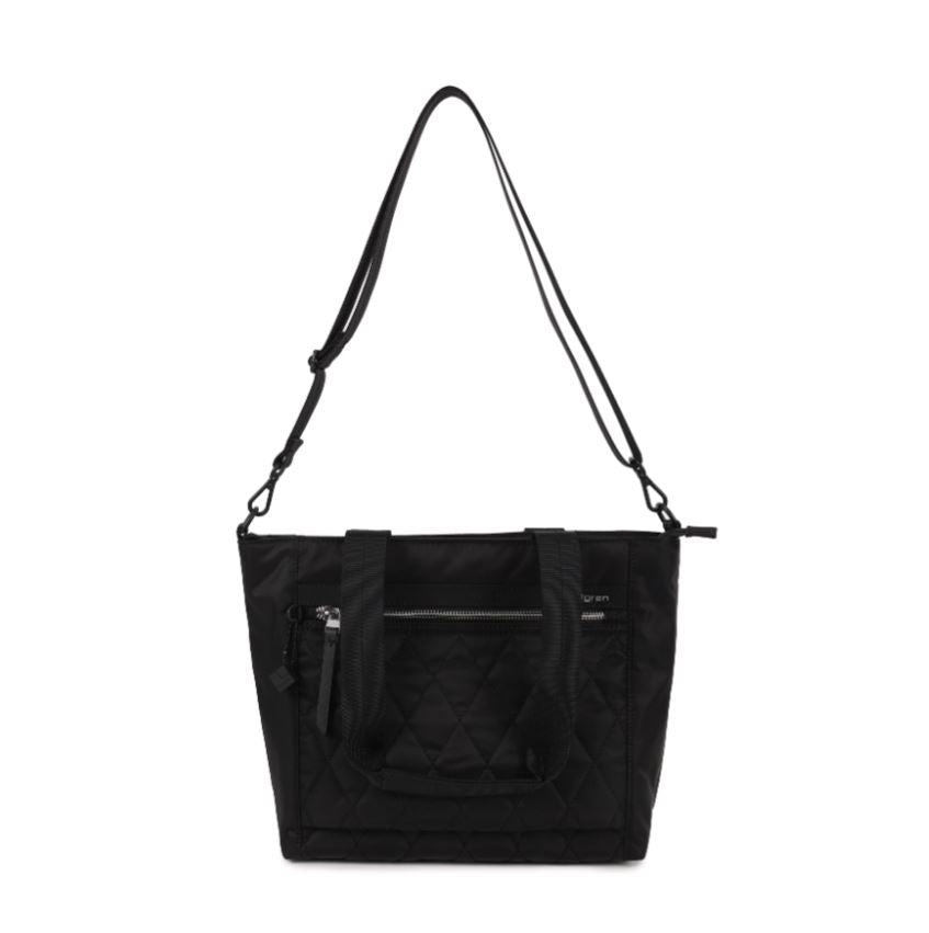 Zoe Medium Tote Bag RFId - Quilted Black | Hedgren | Travel Bags | Thirty 16 Williamstown