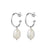 3/4 Hoop Freshwater Pearl Earrings - Silver | DPI Jewellery | Jewellery | Thirty 16 Williamstown