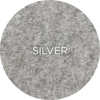 Plain Fingerless Gloves - Silver