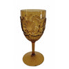 Acrylic Wine Glass Scollop - Amber | Flair Gifts &amp; Home | Kitchen Accessories | Thirty 16 Williamstown