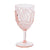 Acrylic Wine Glass Scollop - Blush | Flair Gifts & Home | Glasses & Jugs | Thirty 16 Williamstown