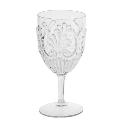 Acrylic Wine Glass Scollop - Clear | Flair Gifts &amp; Home | Kitchen Accessories | Thirty 16 Williamstown