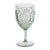 Acrylic Wine Glass Scollop - Sage Green | Flair Gifts & Home | Glasses & Jugs | Thirty 16 Williamstown