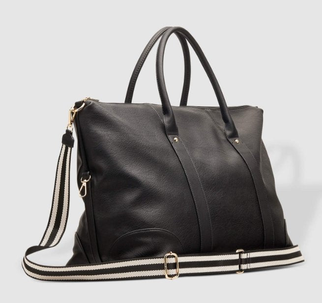 Alexis Stripe Strap Travel Bag - Black | Louenhide | Women's Accessories | Thirty 16 Williamstown