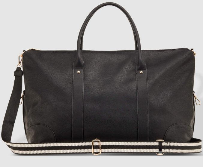 Alexis Stripe Strap Travel Bag - Black | Louenhide | Women's Accessories | Thirty 16 Williamstown