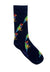 Bamboo Gouldian Finch Navy Patterned Socks | Lafitte | Socks For Him & For Her | Thirty 16 Williamstown