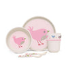 Bamboo Mealtime Set with Cutlery - Chirpy Bird | Penny Scallan | Children&#39;s Dinnerware | Thirty 16 Williamstown