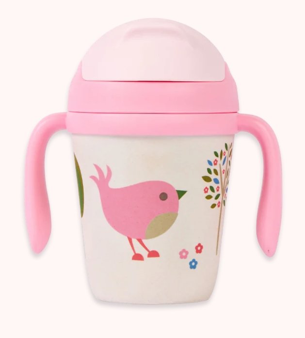 Bamboo Sippy Cup - Chirpy Bird | Penny Scallan | Children&#39;s Dinnerware | Thirty 16 Williamstown
