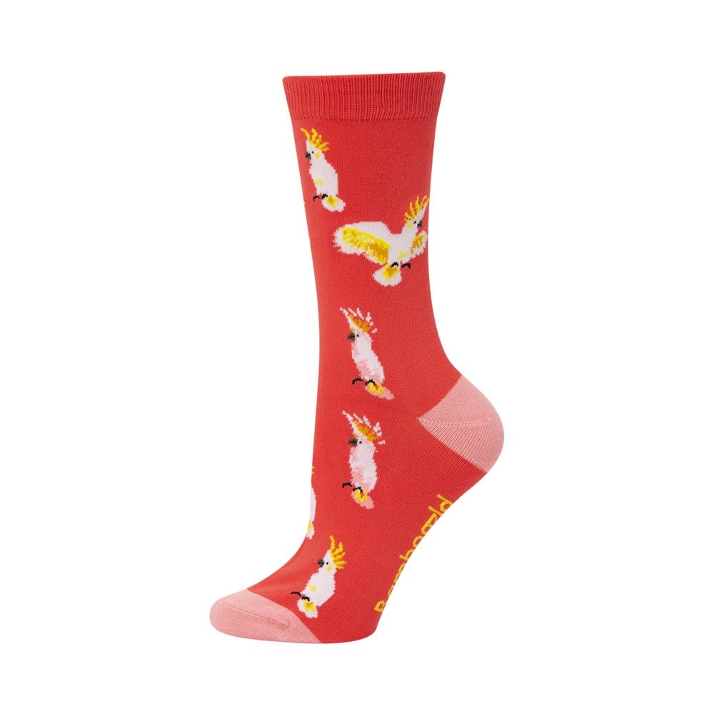 Bamboo Socks (2-8) - Cockatoo Coral | Bamboozld | Socks For Him & For Her | Thirty 16 Williamstown