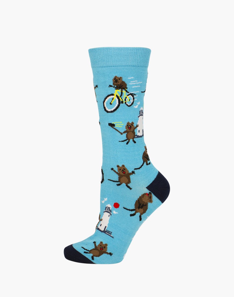 Bamboo Socks (2-8) - Quokka Blue | Bamboozld | Socks For Him &amp; For Her | Thirty 16 Williamstown
