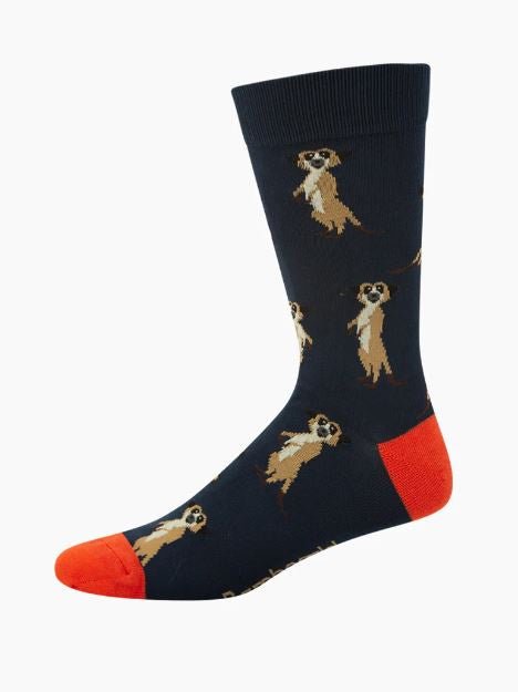 Bamboo Socks (7-11) - Meerkat Navy | Bamboozld | Socks For Him & For Her | Thirty 16 Williamstown