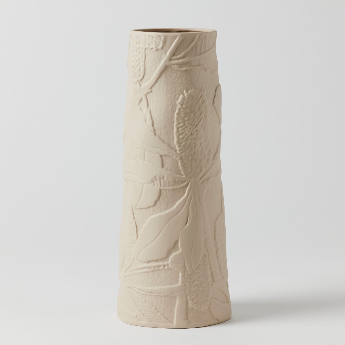 Banksia Tall Vase - Beige | Pilbeam Living | Decorator | Thirty 16 Williamstown