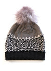 Beanie - Jarrah Folk Pattern Mink | Uimi | Hats, Scarves &amp; Gloves | Thirty 16 Williamstown