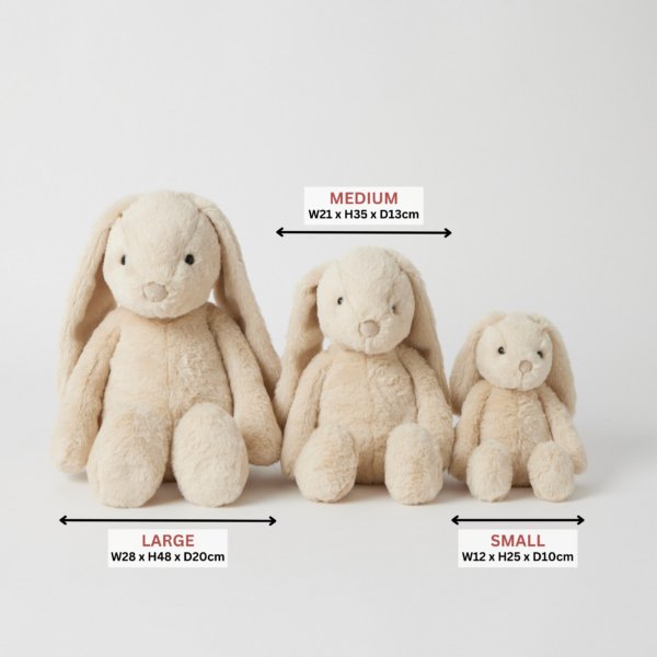 Beige Bunny Large | Jiggle &amp; Giggle | Toys | Thirty 16 Williamstown