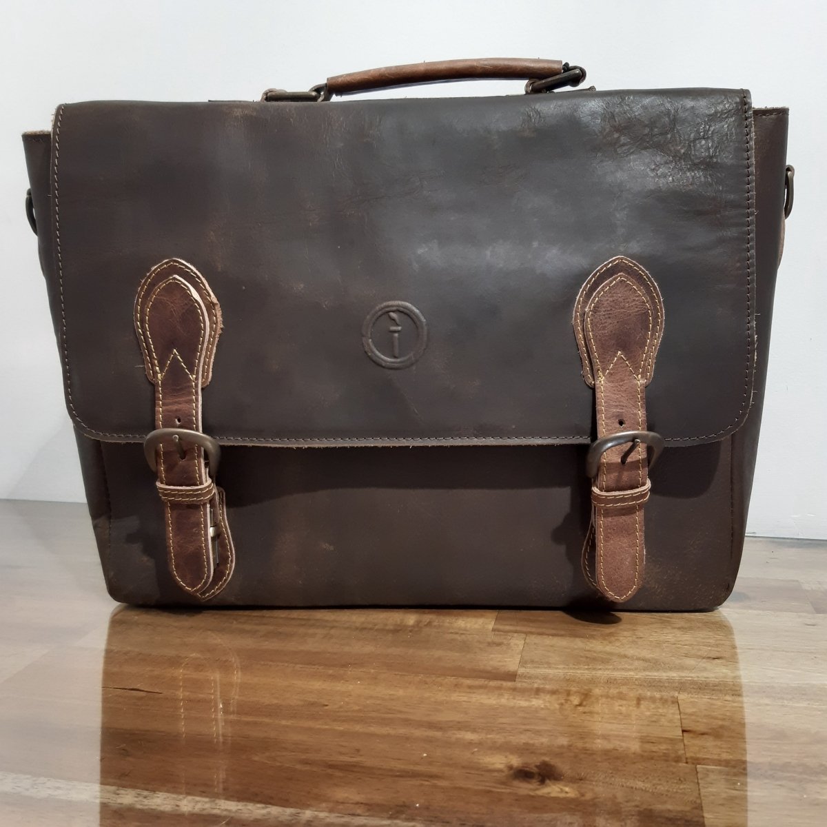 Benny Satchel - Crazy Horse Brown | Indepal | Men's Leather | Thirty 16 Williamstown