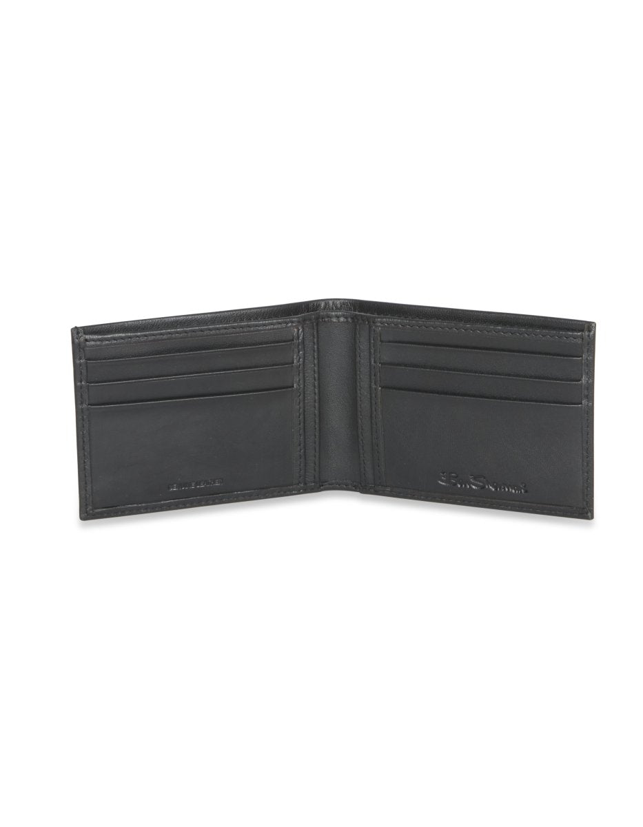 Bi-Fold Leather Wallet - Black | Ben Sherman | Men&#39;s Wallets | Thirty 16 Williamstown