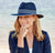 Bonville Hat by Deborah Hutton - Navy | Canopy Bay By Deborah Hutton | Sun Hats | Thirty 16 Williamstown