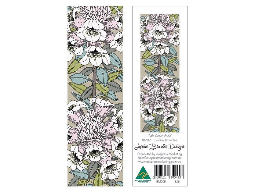 Bookmark - Pale Dessert Pride | Lorraine Brownlee Designs | Stationery | Thirty 16 Williamstown