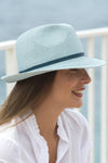 Borsalino hat with leather strap - Celeste | French Bazaar | Hats, Scarves &amp; Gloves | Thirty 16 Williamstown