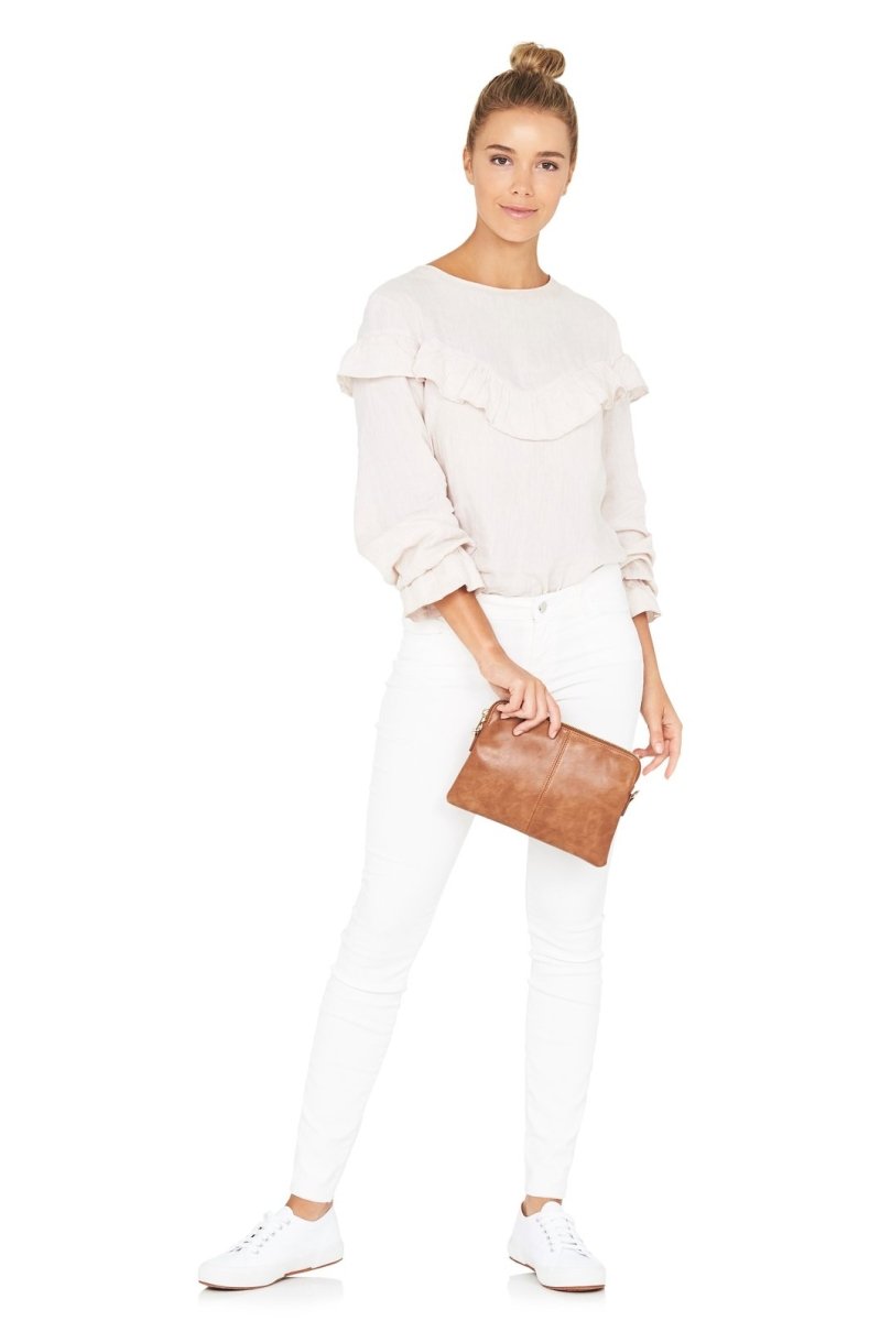 Bowery Wallet - Tan | Elms + King | Women&#39;s Accessories | Thirty 16 Williamstown