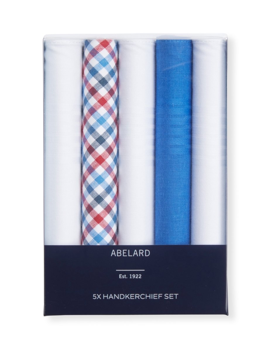 Boxed Hankies - Blue | Abelard | Men's Accessories | Thirty 16 Williamstown