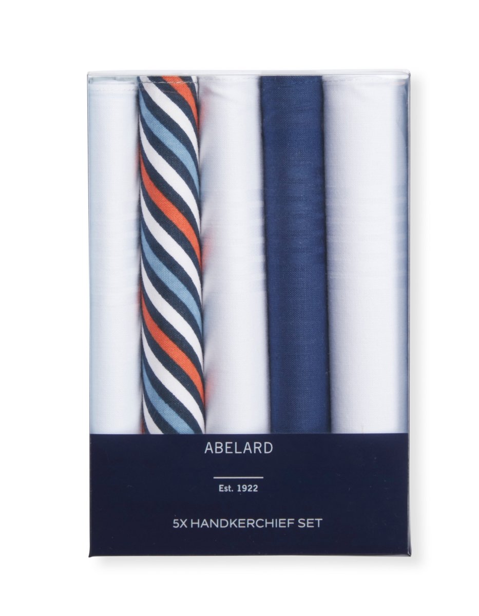 Boxed Hankies - Navy | Abelard | Men's Accessories | Thirty 16 Williamstown