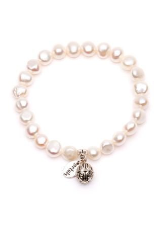 Bracelet - Potato Pearl /Flower Ball Charm | Petals | Jewellery | Thirty 16 Williamstown