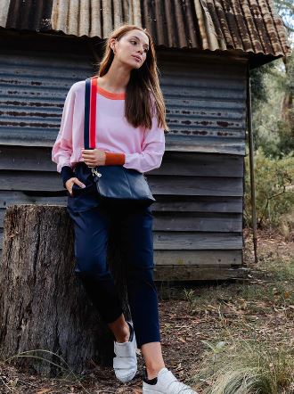 Burbank Large Crossbody - French Navy | Elms + King | Women&#39;s Accessories | Thirty 16 Williamstown