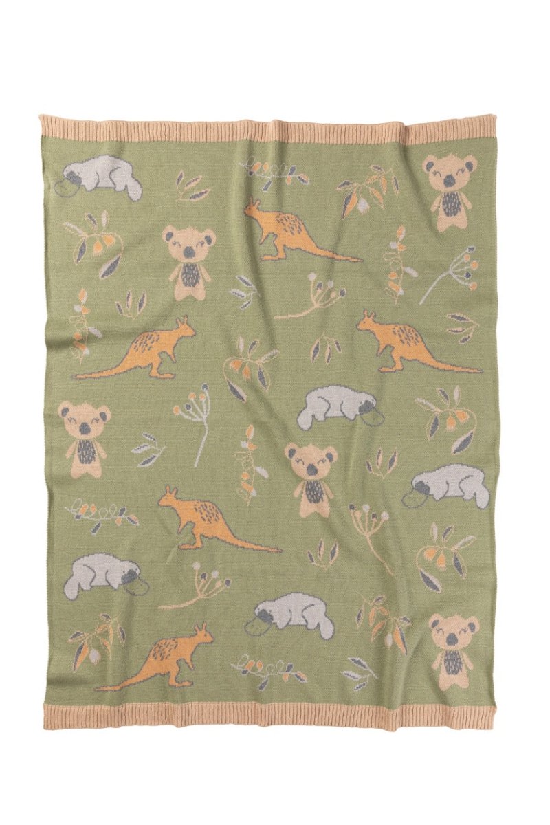 Bush Babies Baby Blanket | Indus | Bedding, Blankets &amp; Swaddles | Thirty 16 Williamstown