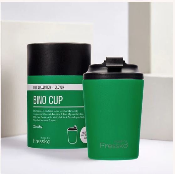 Café Collection Bino - CLOVER 8oz-230ml | Made By Fressko | Travel Mugs & Drink Bottles | Thirty 16 Williamstown