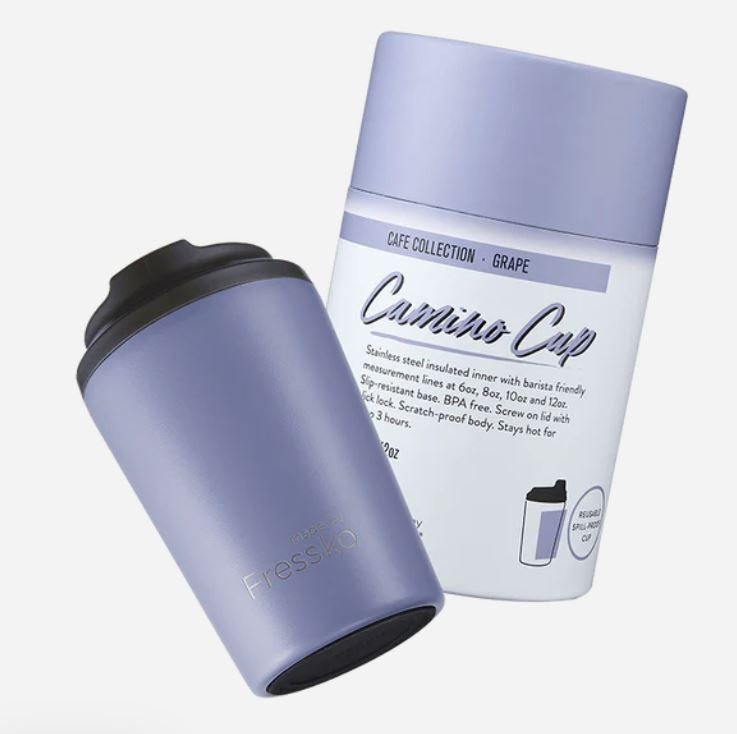 Café Collection Camino - GRAPE 12oz-340ml | Made By Fressko | Travel Mugs & Drink Bottles | Thirty 16 Williamstown