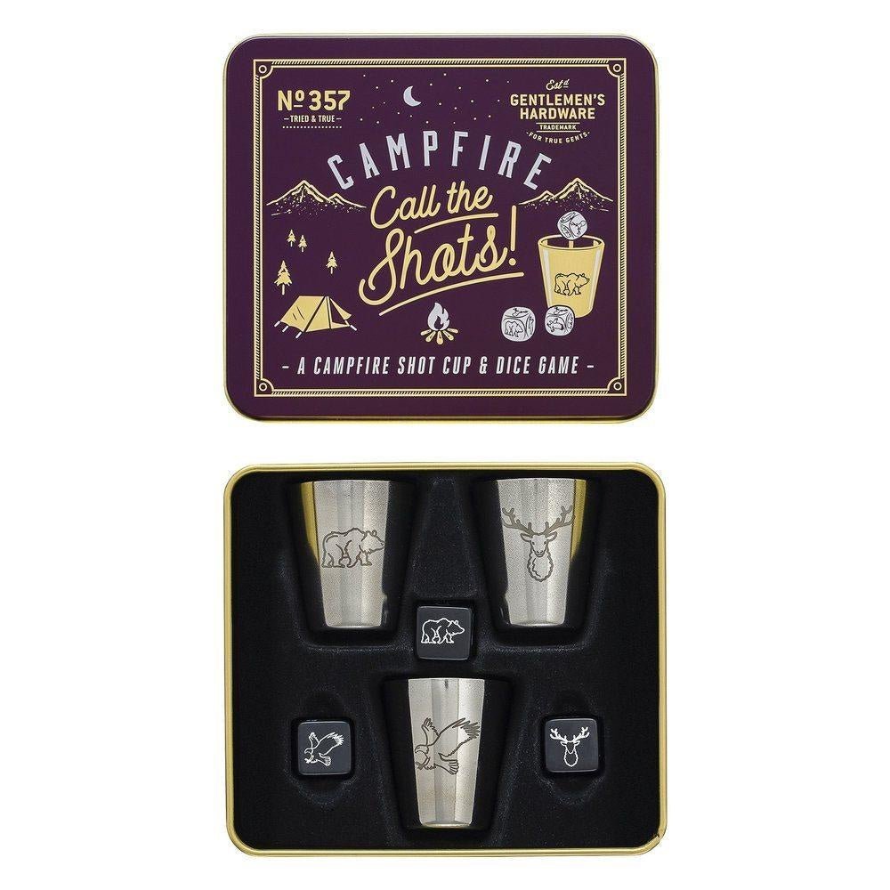 Campfire Game - Call The Shots Shot Cup and Dice Game | Gentlemen's Hardware | Games & Quizzes | Thirty 16 Williamstown