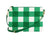 Capri Gingham Crossbody (Small) - Green & White | Liv & Milly | Women's Accessories | Thirty 16 Williamstown