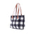 Capri Tote - Black & White Gingham | Liv & Milly | Women's Accessories | Thirty 16 Williamstown
