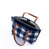 Capri Tote - Navy &amp; White Gingham | Liv &amp; Milly | Women&#39;s Accessories | Thirty 16 Williamstown