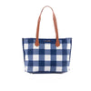 Capri Tote - Navy &amp; White Gingham | Liv &amp; Milly | Women&#39;s Accessories | Thirty 16 Williamstown