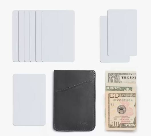 Card Sleeve - Charcoal /Cobalt | Bellroy | Travel Wallets &amp; Accessories | Thirty 16 Williamstown