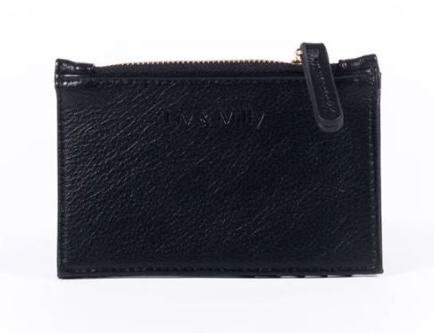 Card Wallet - Black | Liv & Milly | Women's Accessories | Thirty 16 Williamstown