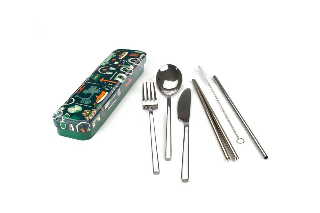 Carry Your Own Cutlery - Retro Man | Retro Kitchen | Kitchen Accessories | Thirty 16 Williamstown