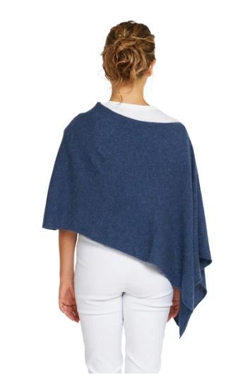 Cashmere Topper - Denim | Esperance &amp; Co | Beanies, Scarves &amp; Gloves | Thirty 16 Williamstown