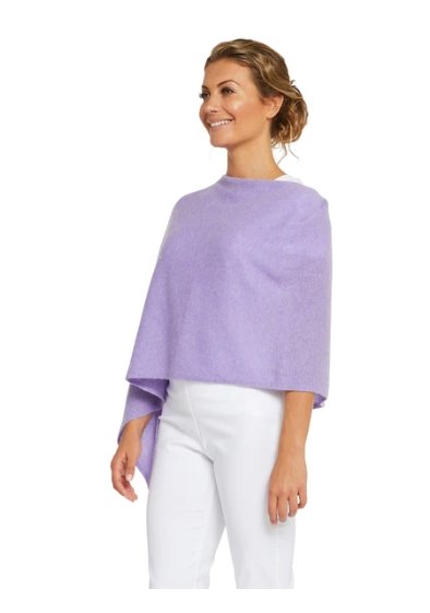 Cashmere Topper - Lilac | Esperance &amp; Co | Hats, Scarves &amp; Gloves | Thirty 16 Williamstown
