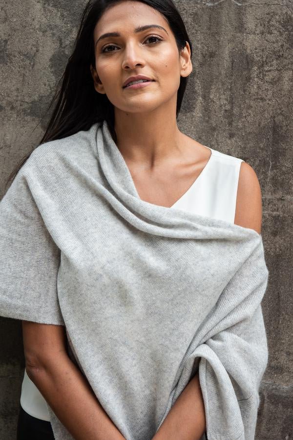 Cashmere Toppers - Ash | Esperance &amp; Co | Hats, Scarves &amp; Gloves | Thirty 16 Williamstown
