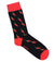 Chilli Black Patterned Socks | Lafitte | Socks For Him & For Her | Thirty 16 Williamstown