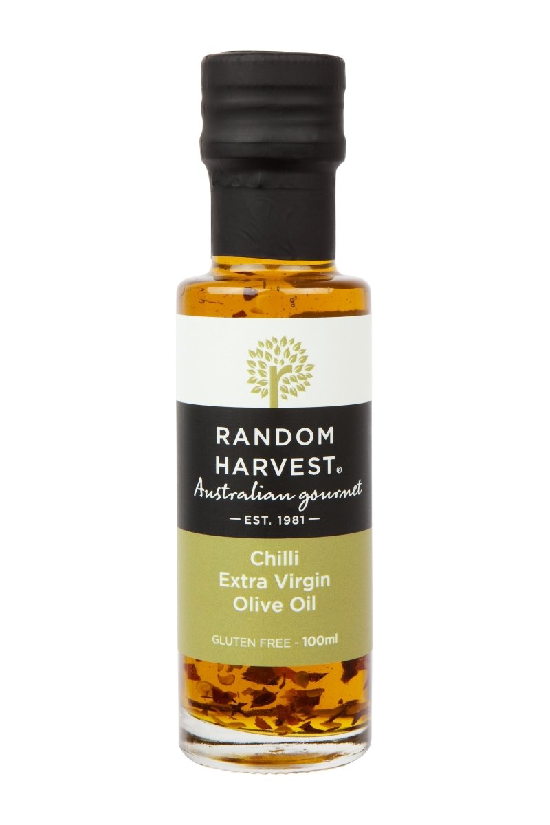 Chilli Infused Extra Virgin Olive Oil 100ml | Random Harvest | Festive Food | Thirty 16 Williamstown