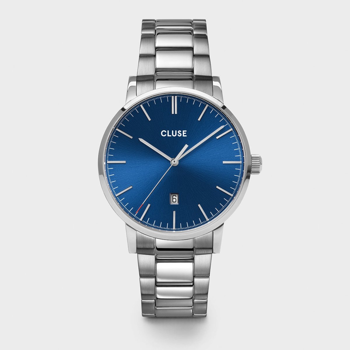 CLUSE Mens Aravis Silver Dark Blue/Silver | Cluse | Men's Watches | Thirty 16 Williamstown