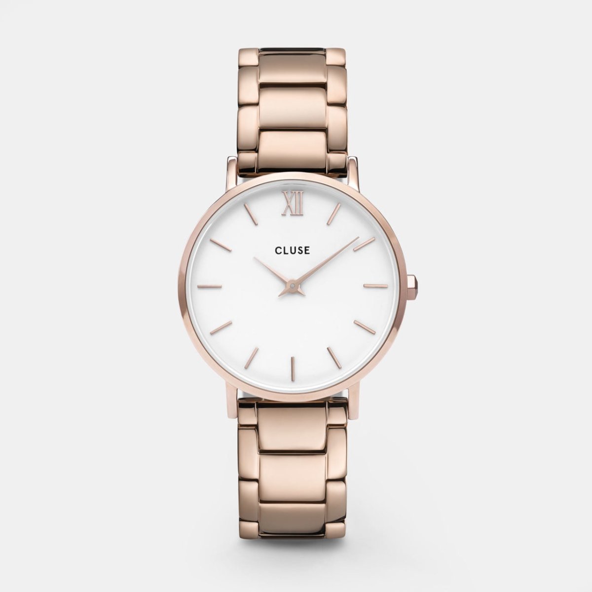 CLUSE Minuit Rose Gold White/Rose Gold Link | Cluse | Women&#39;s Watches | Thirty 16 Williamstown