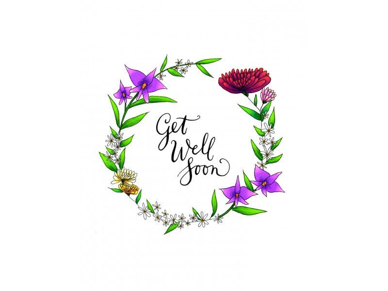 Cooktown Orchids (Get Well...) | Squirrel Design Studio | Greeting Cards | Thirty 16 Williamstown