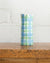 Cornflower Blue & Mint Green Gingham Vase - Small | Noss | Decorator | Thirty 16 Williamstown