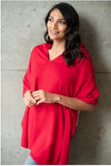 Cotton Cashmere Topper - Scarlet | Esperance &amp; Co | Hats, Scarves &amp; Gloves | Thirty 16 Williamstown